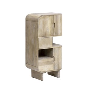 Buffet haut en bois de manguier clair yoni