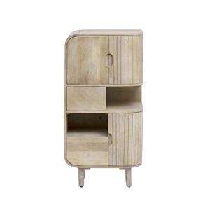 Buffet haut en bois de manguier clair yoni