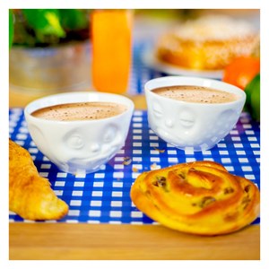 Set de 2 bols en porcelaine  délicieux - somnolent