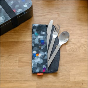 Set de 3 couverts  noir