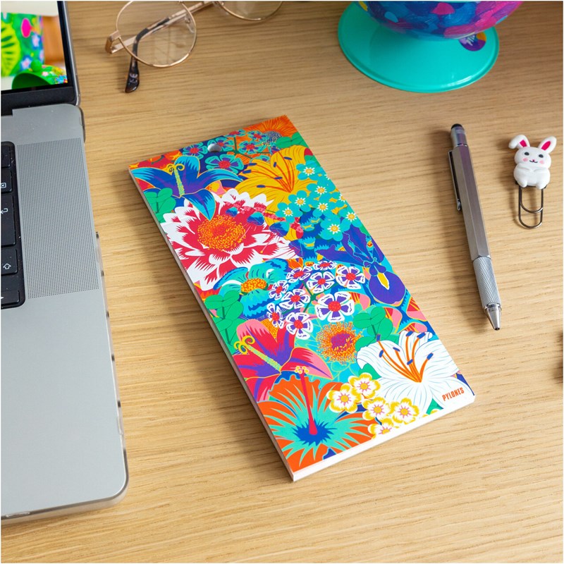 Bloc note magnétique bleu