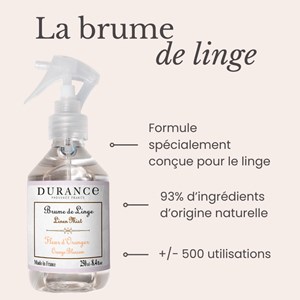 Brume de linge fleur d'oranger
