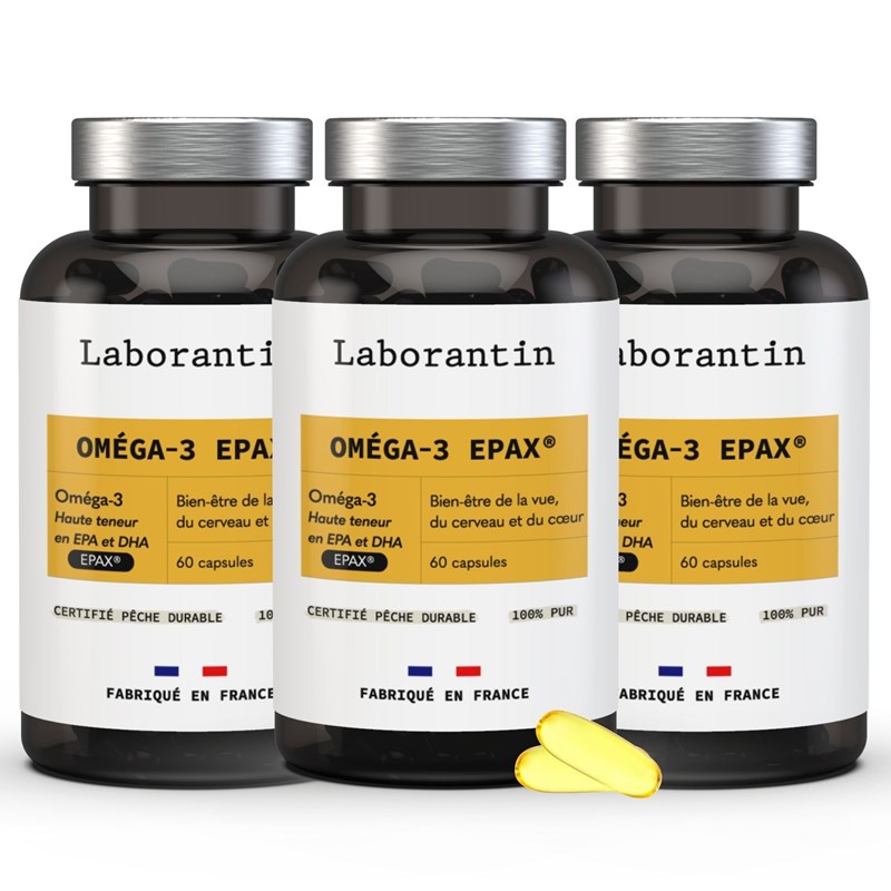 Laborantin - Oméga-3 epax® - cure bien-être de 3 mois