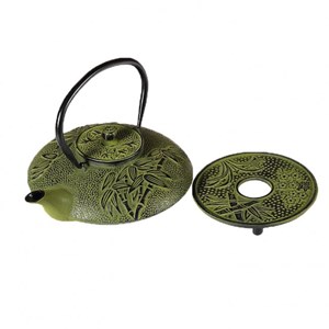 Service à the en fonte - bambou