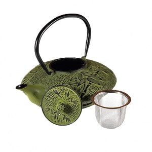 Service à the en fonte - bambou