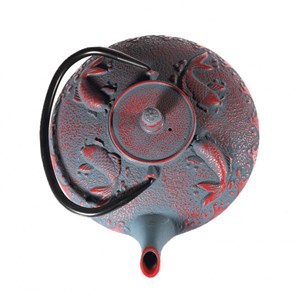 Théière japonaise en fonte - carpes