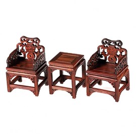 Meubles chinois miniatures - palissandre