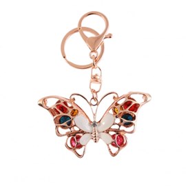 Papillon merveilleux en porte-cles 