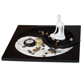 Grand jardin zen yin et yang 