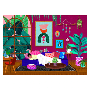 Puzzle 1000 pièces - kitsch living room