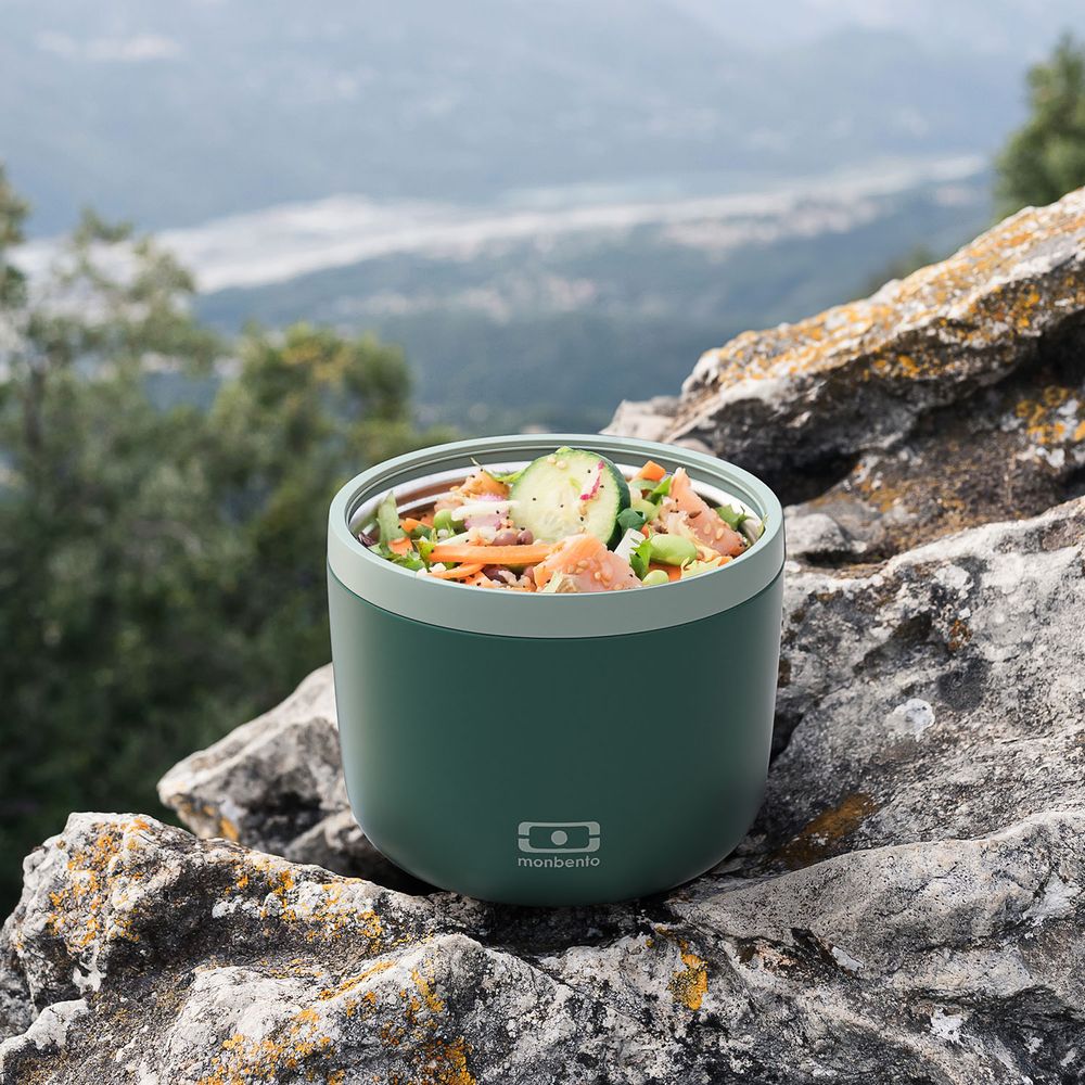 Lunch box isotherme 550ml vert bicolor