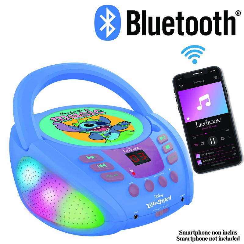 Lecteur cd bluetooth stitch