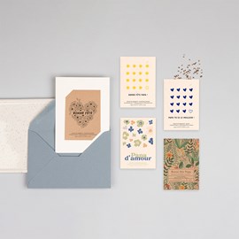 5 sachets à semer pour la fête des pères