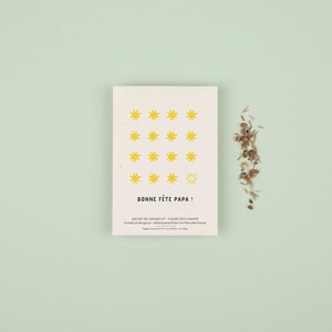 5 sachets à semer pour la fête des pères