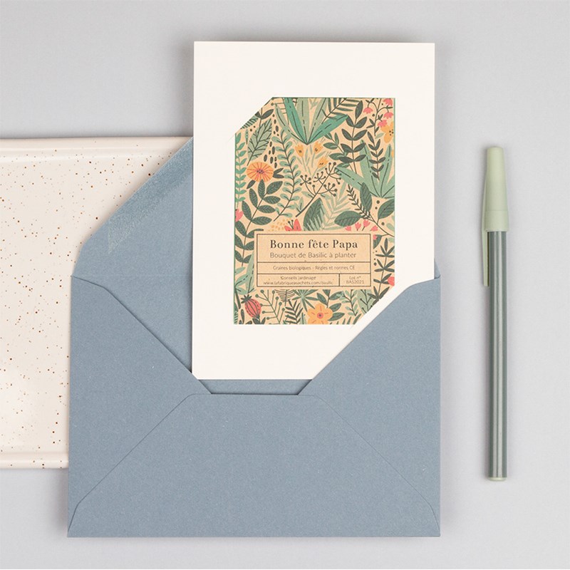 Carte à semer pour la fête des pères