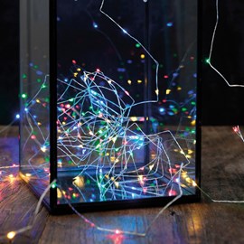 Guirlande solaire micro led 20m multicolore