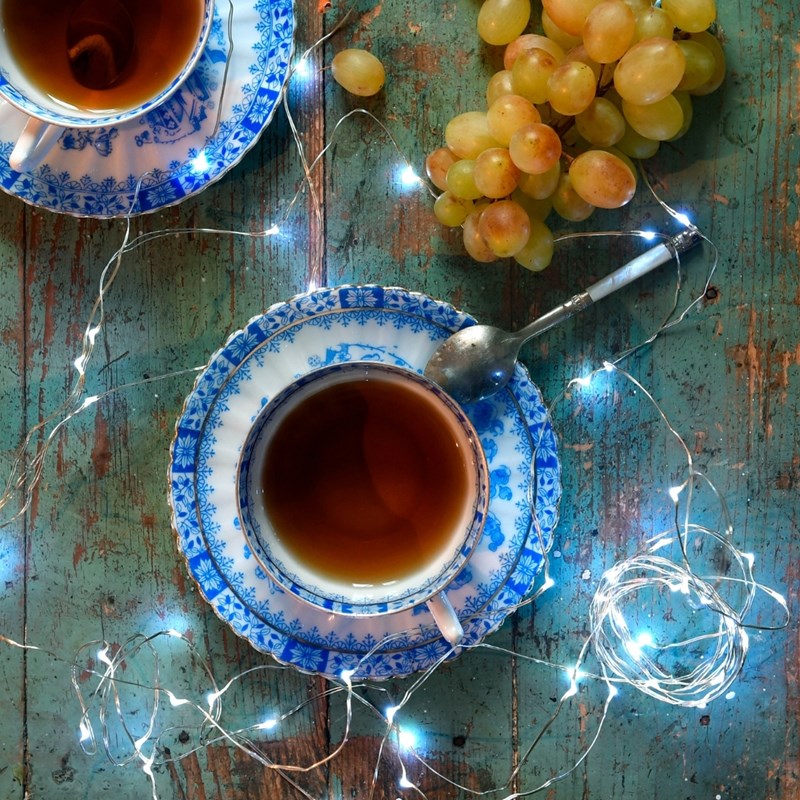 Guirlande solaire micro led 20m blanc pur