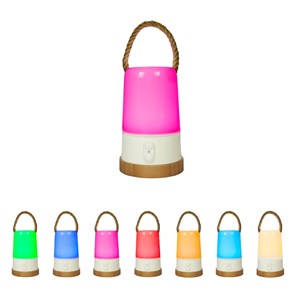 Lampe enceinte nomade rgb bluetooth – lumière et son dynamique