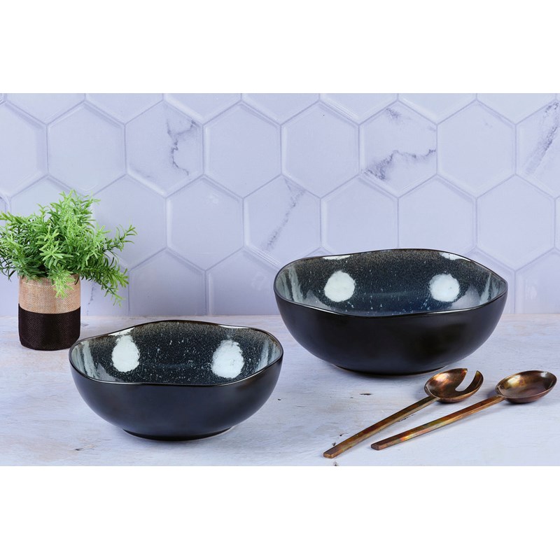 Saladier 24cm et 28,5cm - bleu nuit