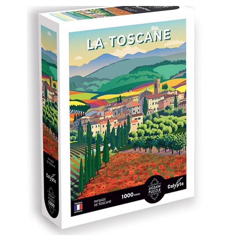 Puzzle 1000 p paysage de toscane