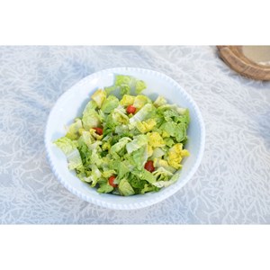 Saladier en mélamine blanche bord corde