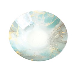 Saladier 25cm océan doré