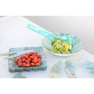 Saladier 25cm océan doré