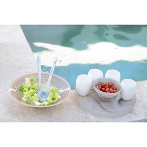 Saladier en verre sahara