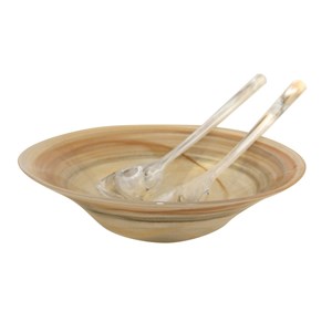 Saladier en verre sahara