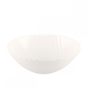 Saladier coquillage blanc 24.3cm