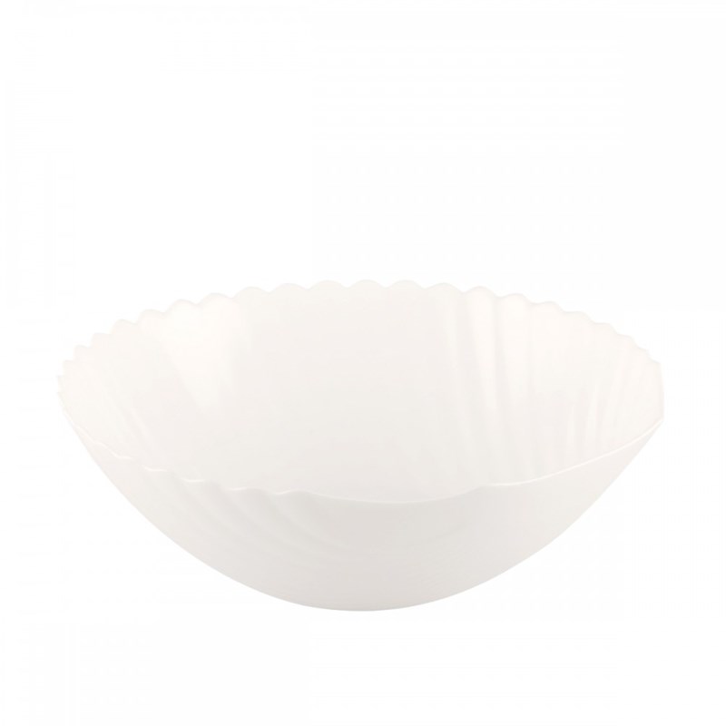 Saladier coquillage blanc 24.3cm