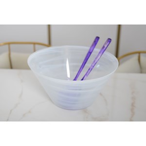 Saladier conique blanc