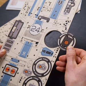 Ugt24 voiture d’endurance puzzle 3d bois