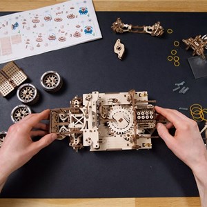 Ugt24 voiture d’endurance puzzle 3d bois