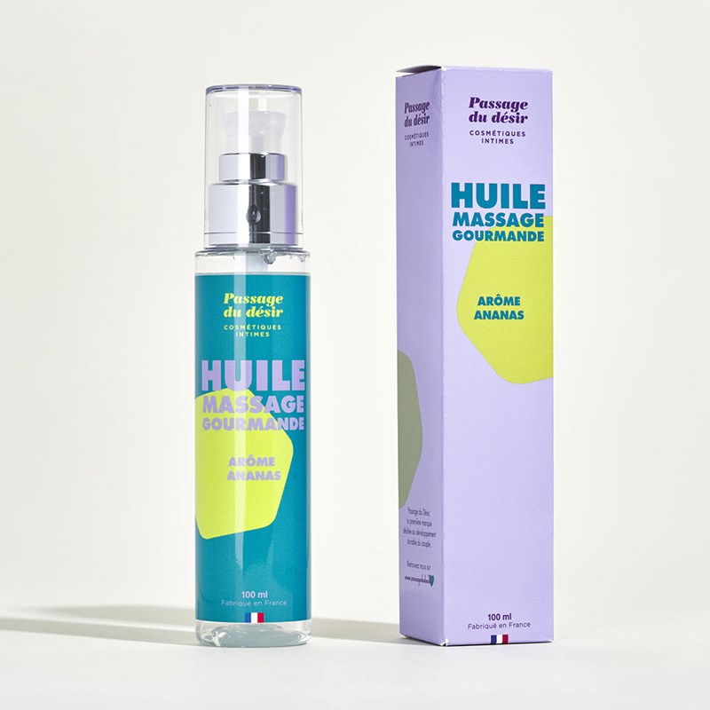 Huile de massage gourmande