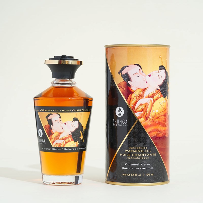 Huile chauffante aphrodisiaque