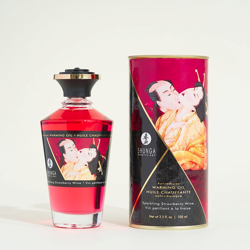 Huile chauffante aphrodisiaque