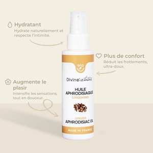 Huile de massage aphrodisiaque bio