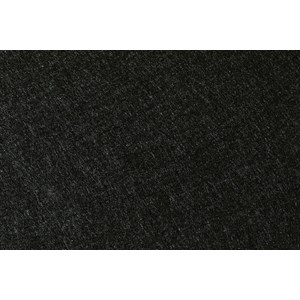 Set de table ovale - feutre recyclé noir