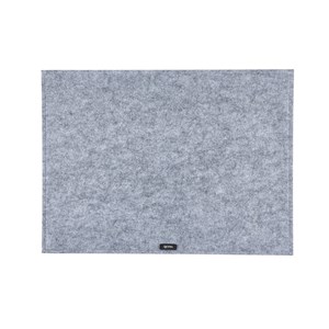 Set de table - feutre recyclé gris