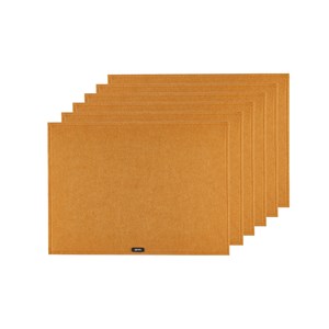 Set de table - feutre recyclé marron