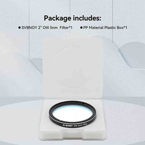Filtre oiii 5nm 2 pouces svbony