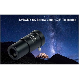 Lentille barlow 5x 1.25 svbony