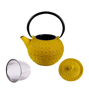 Théière en fonte 1 l avec fitre inox