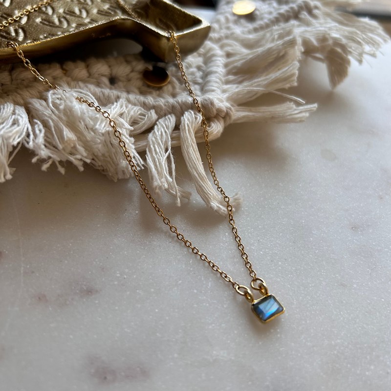 Collier kalpana labradorite