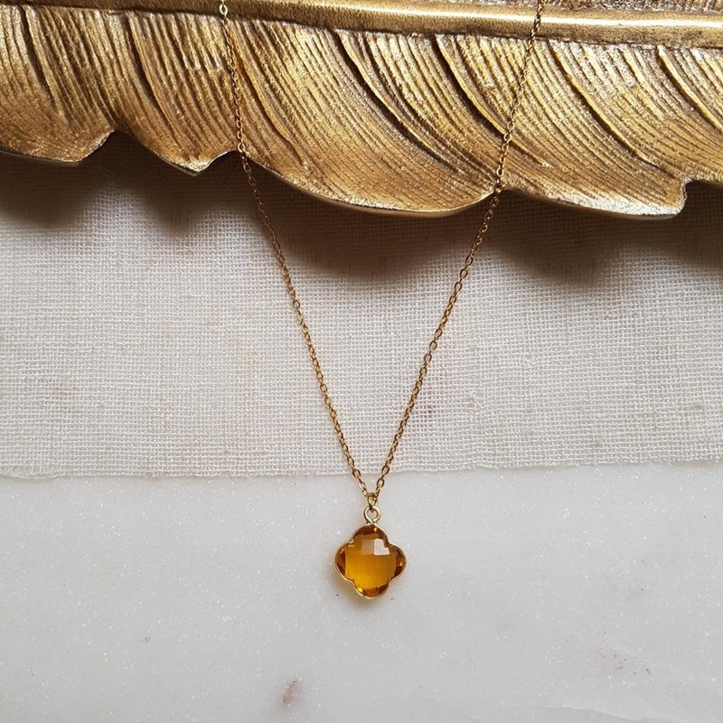 Collier subhagya citrine