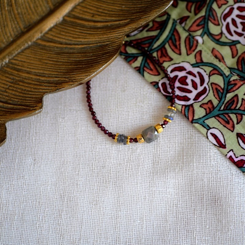 Bracelet anandi grenat