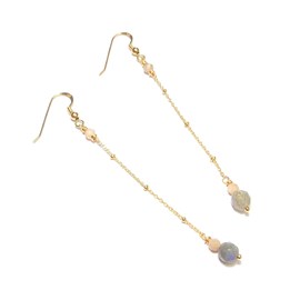 Boucles d'oreilles xingu labradorite