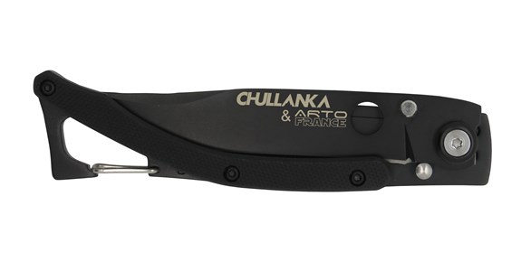 Couteau alpin titanium - noir