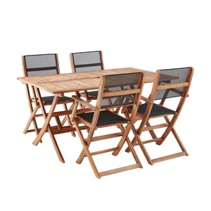 Salon de jardin en bois 4 places